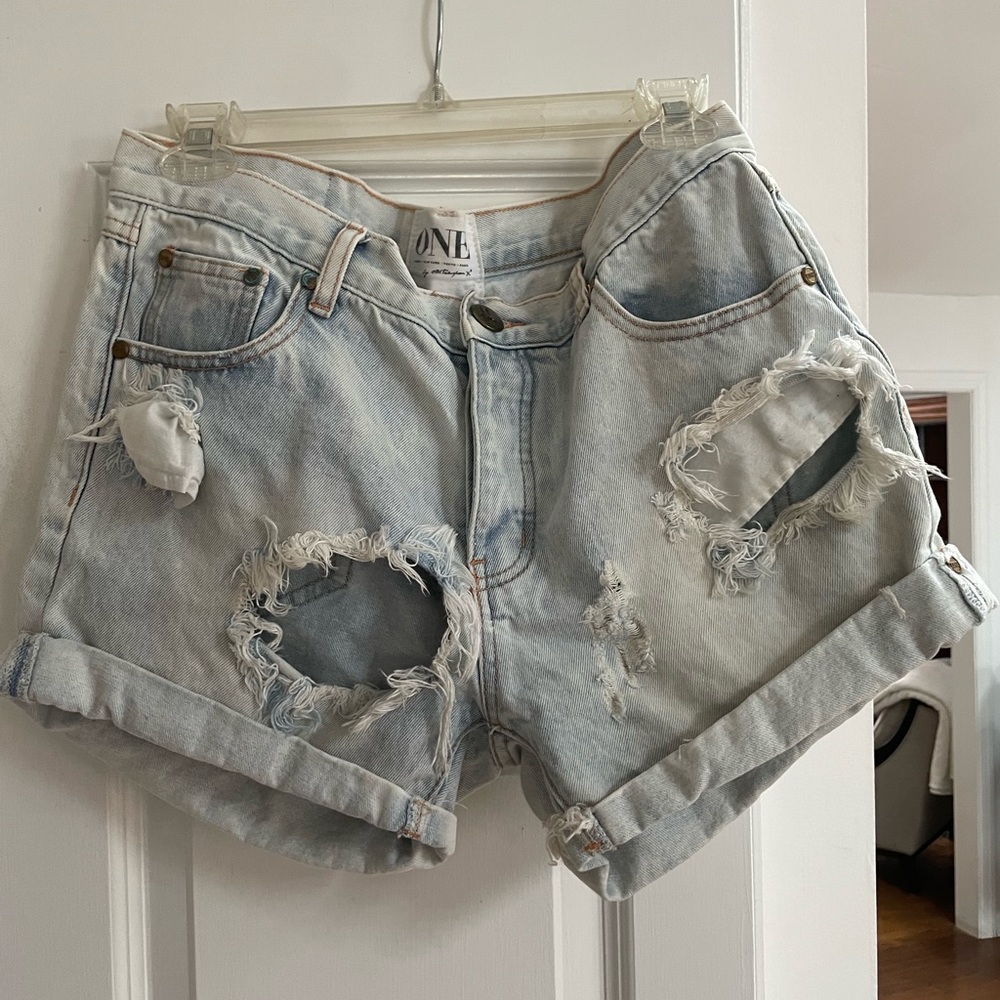 ONE TEASPOON DENIM SHORTS